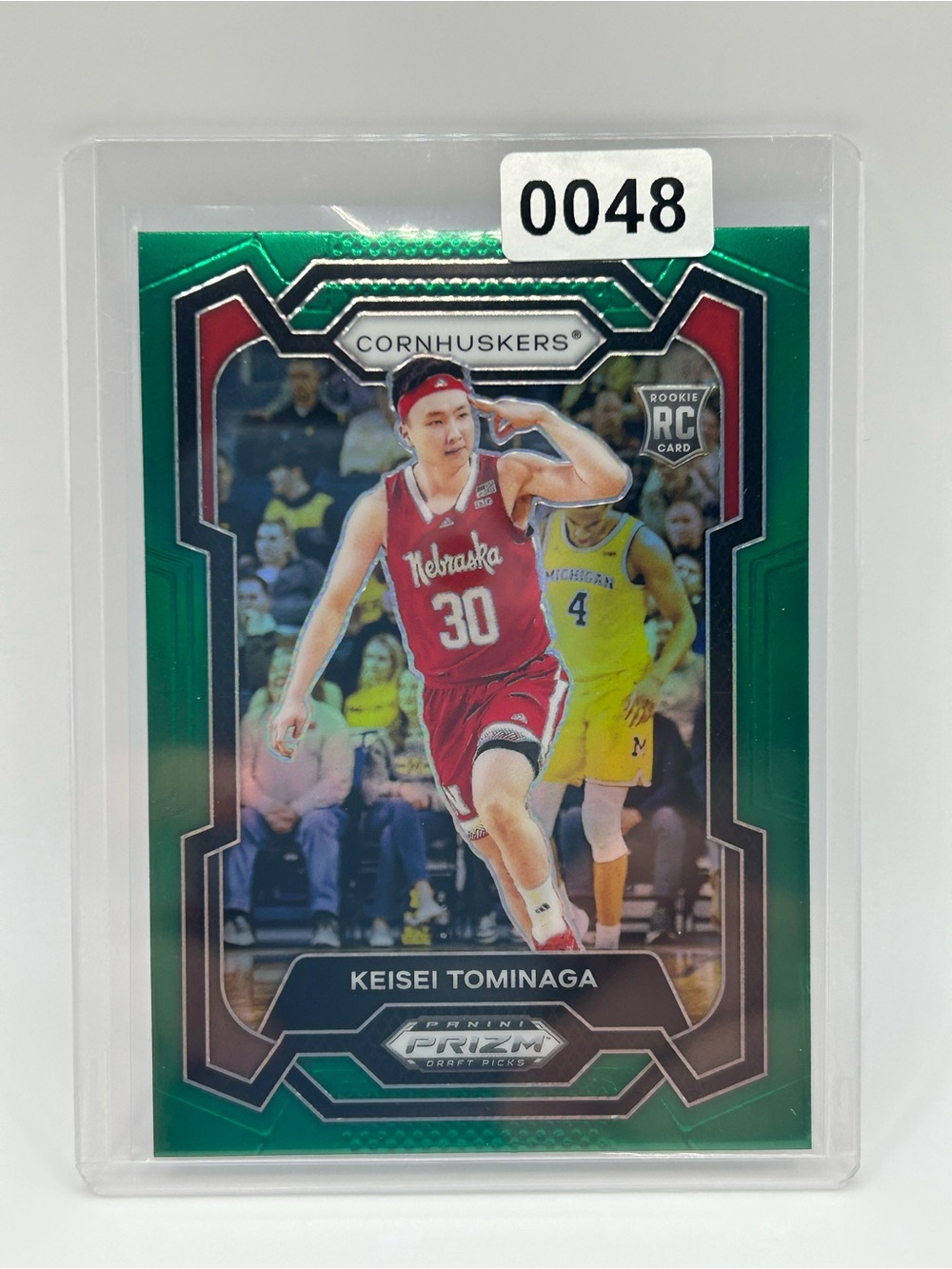 Keisei Tominaga Panini Prizm Draft Picks Basketball Rookie Card - Green Border 🏀